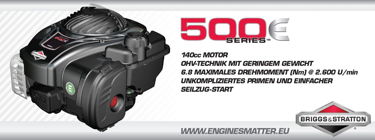 Benzinrasenmäher mit Briggs & Stratton Motor, Elektrostart, schwarzer Fahrantrieb, Radantrieb, Schneidebreite 46 cm,.