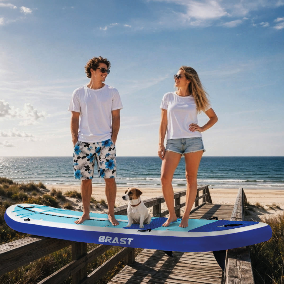 XXL SUP Board aufblasbar FAMILY SHARK 370