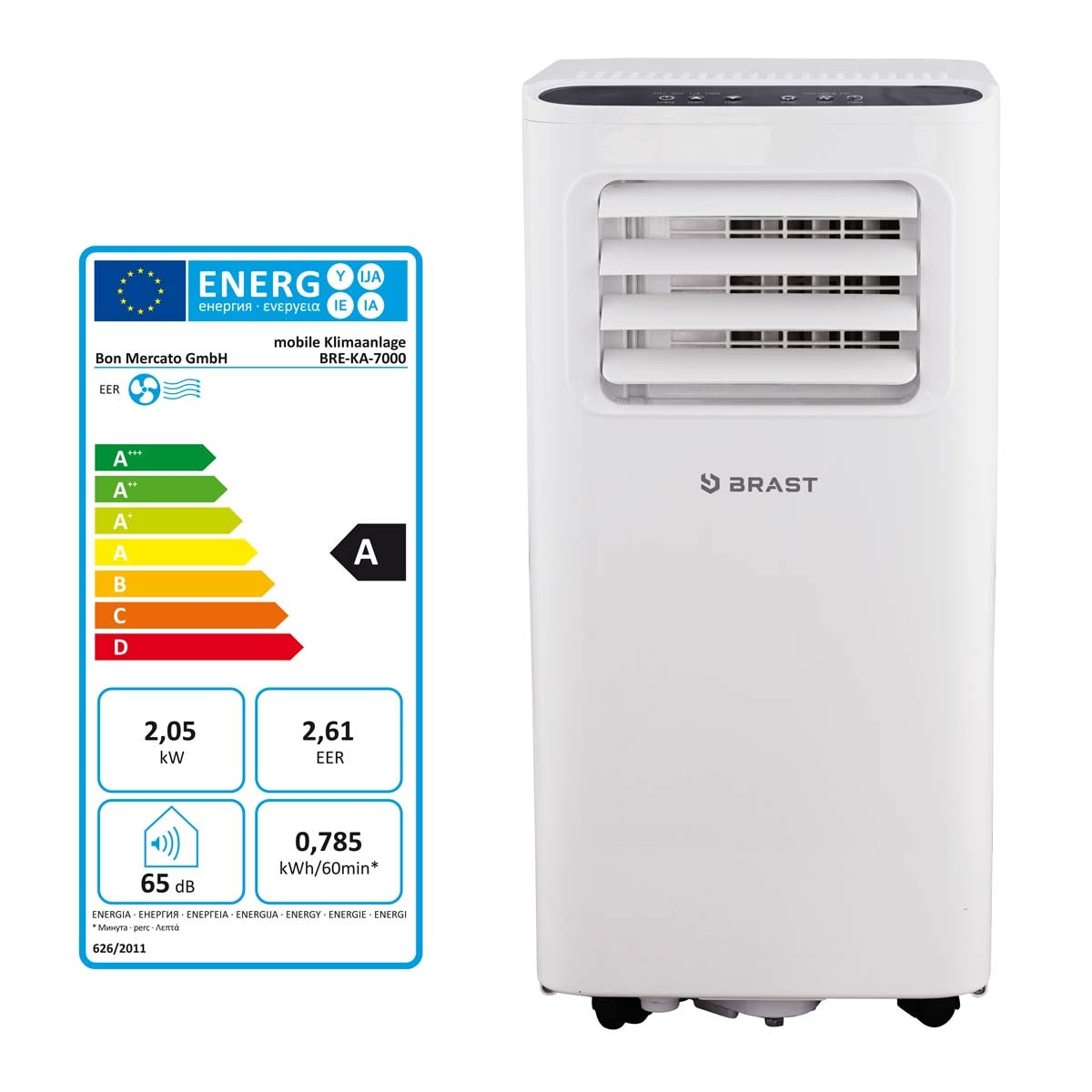 BRAST mobile Klimaanlage 7000