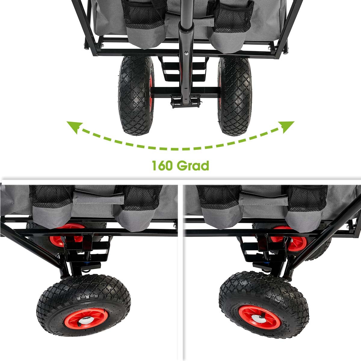 BRAST Bollerwagen / grau