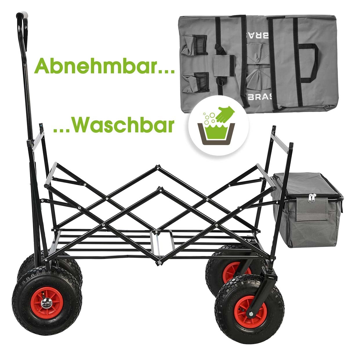 BRAST Bollerwagen / grau
