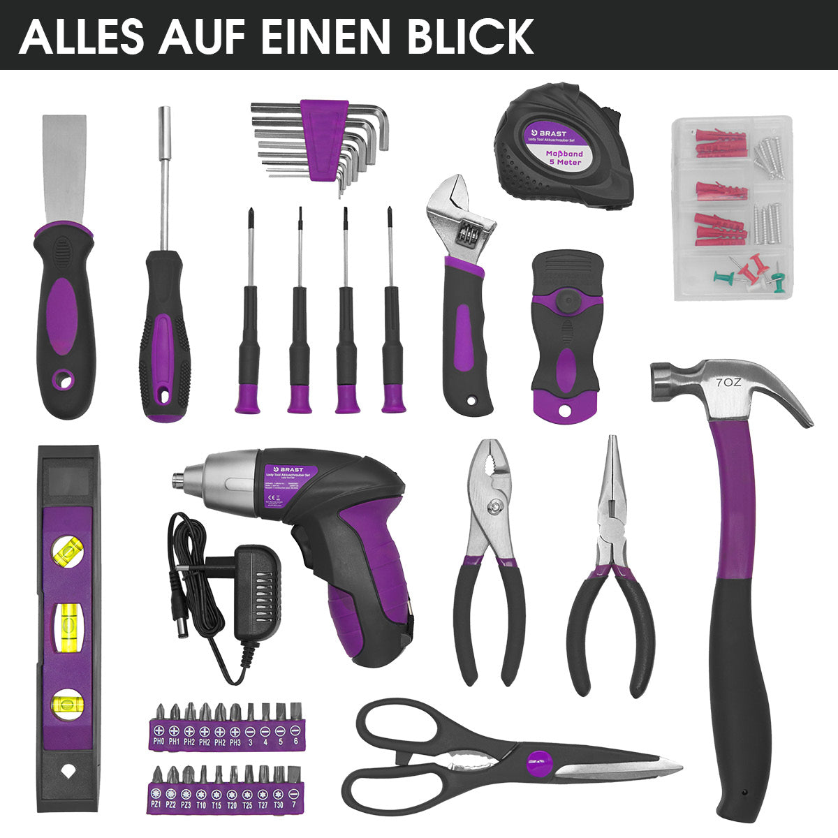 Werkzeugkoffer Set 44tlg.