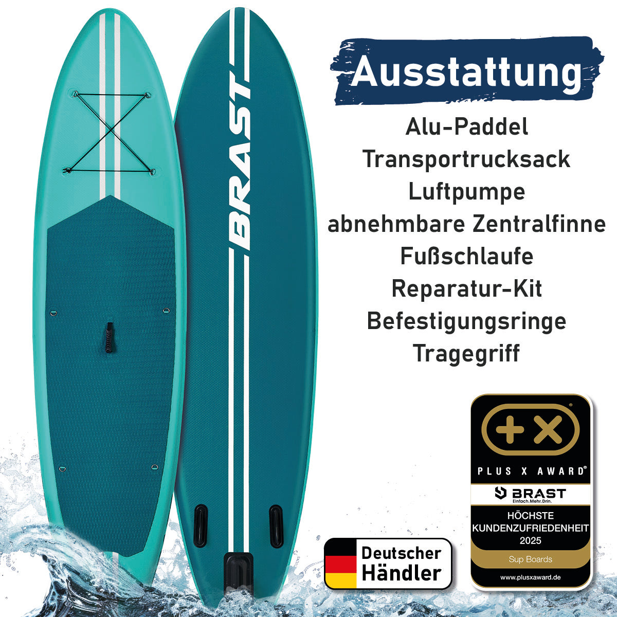 SUP Board aufblasbar PRIMO 320 petrol