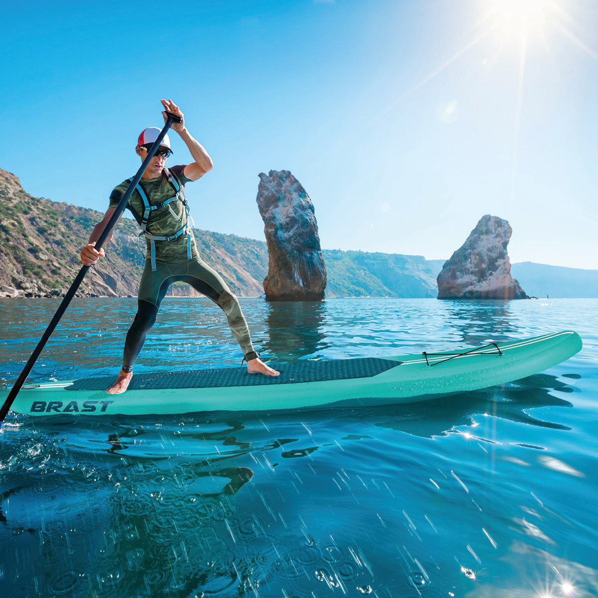 SUP Board aufblasbar PRIMO 320 petrol