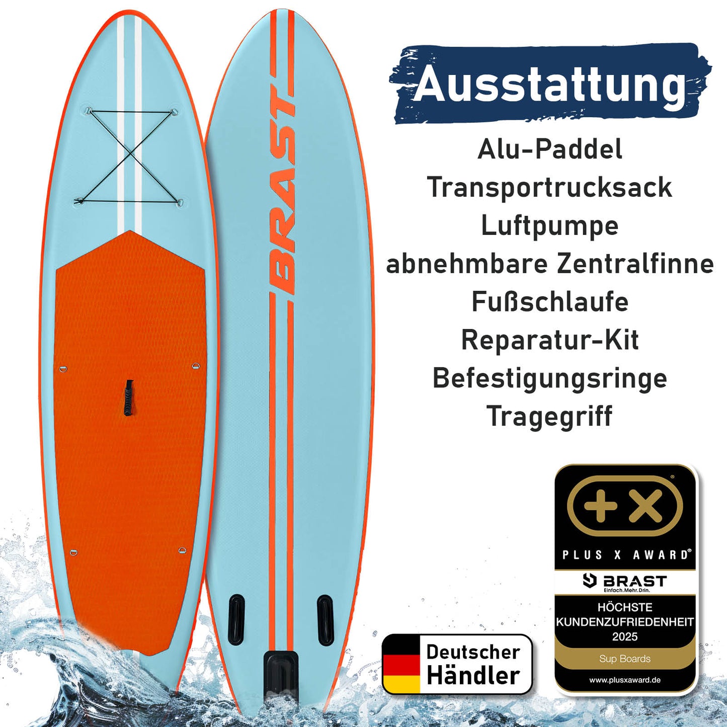 SUP Board aufblasbar PRIMO 320 light blue