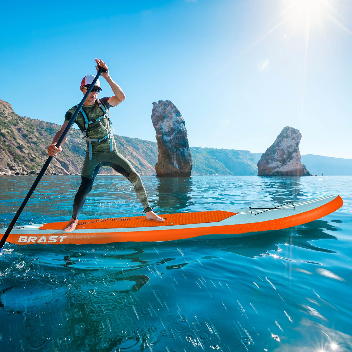 SUP Board aufblasbar PRIMO 320 light blue