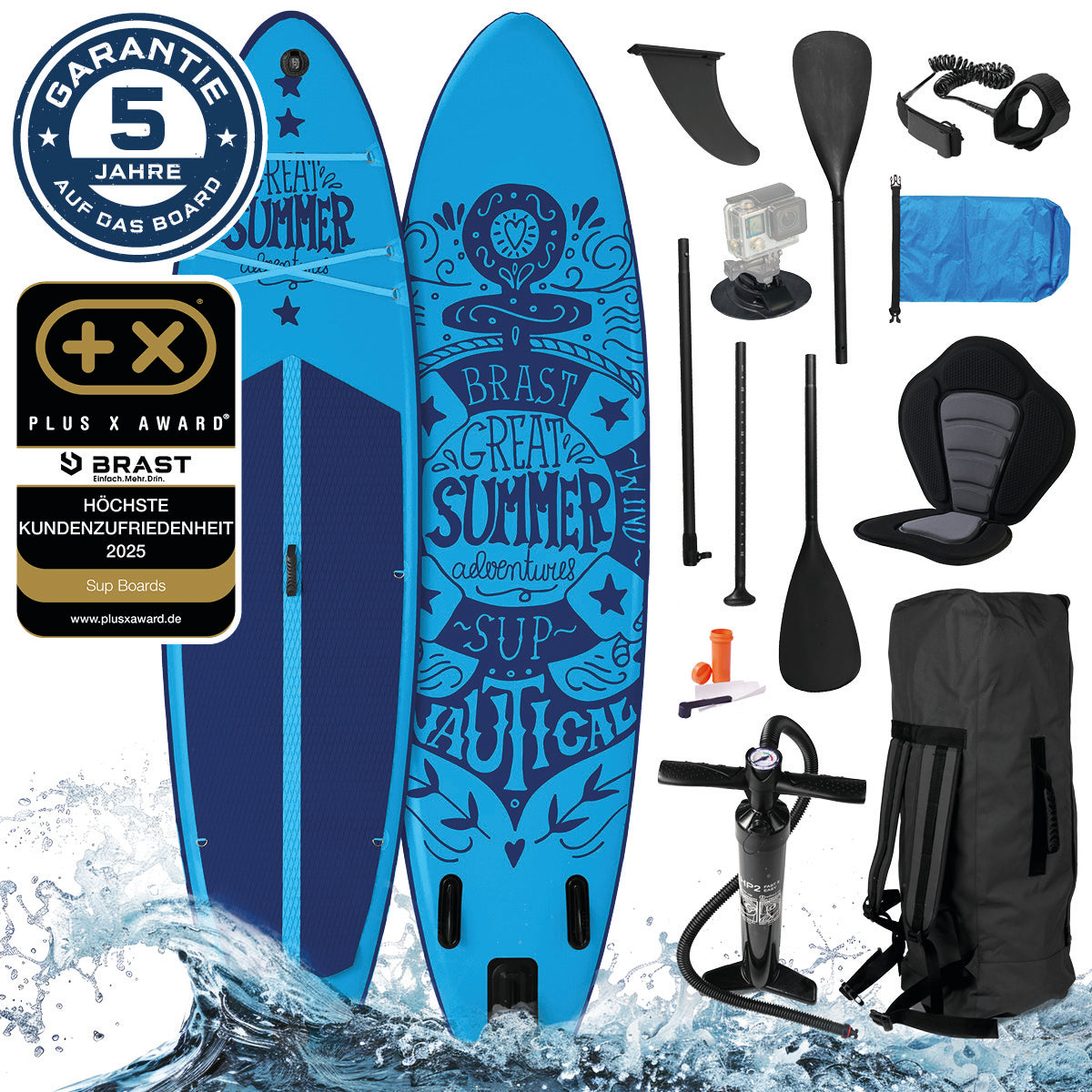 Aufblasbares SUP Board Set SUMMER 320 blue