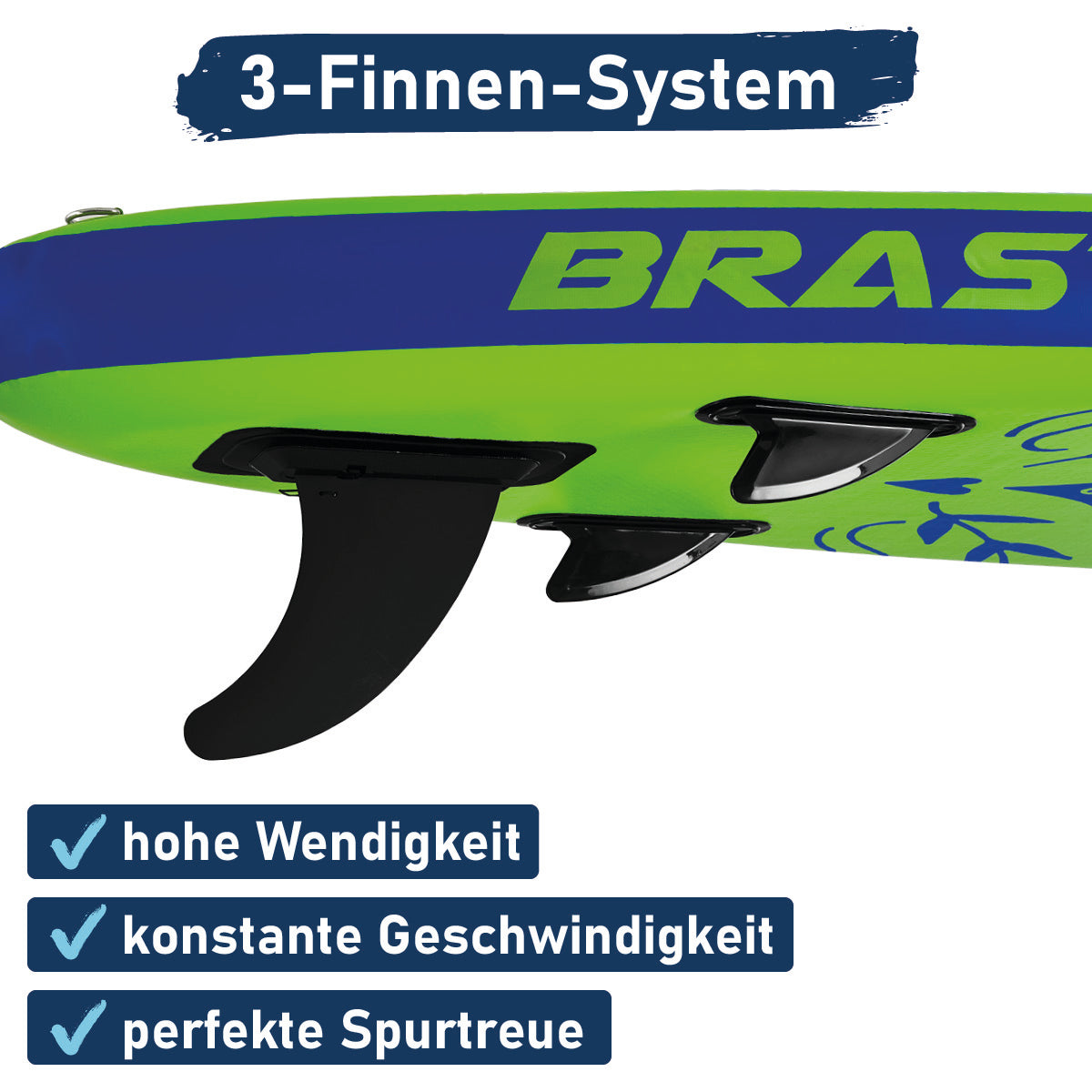 Aufblasbares SUP Board Set mit Sitz SUMMER 320 green