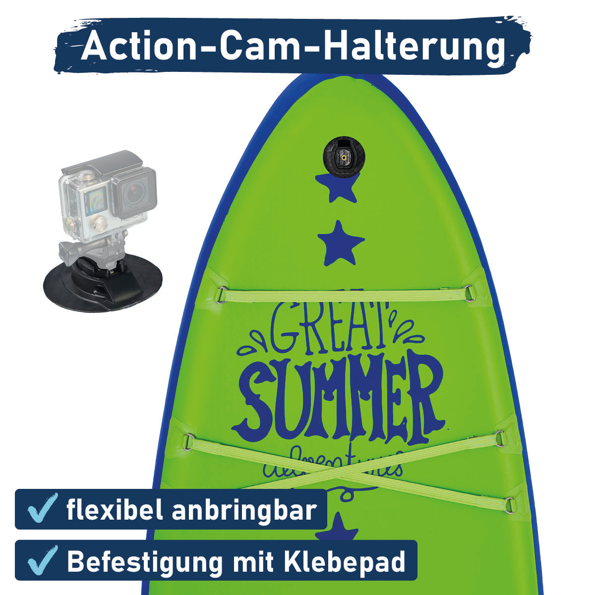 Aufblasbares SUP Board Set mit Sitz SUMMER 320 green