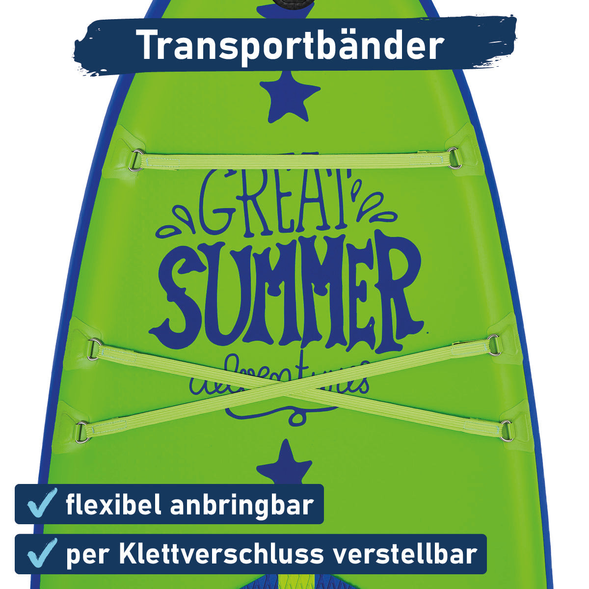 Aufblasbares SUP Board Set mit Sitz SUMMER 320 green