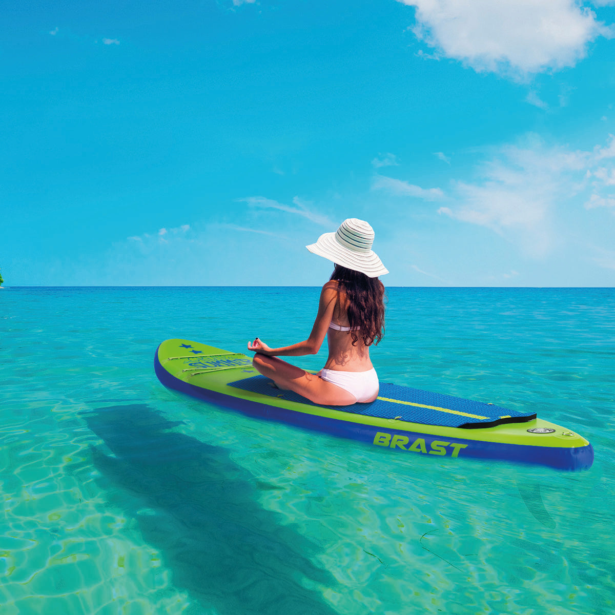 Aufblasbares SUP Board Set mit Sitz SUMMER 320 green