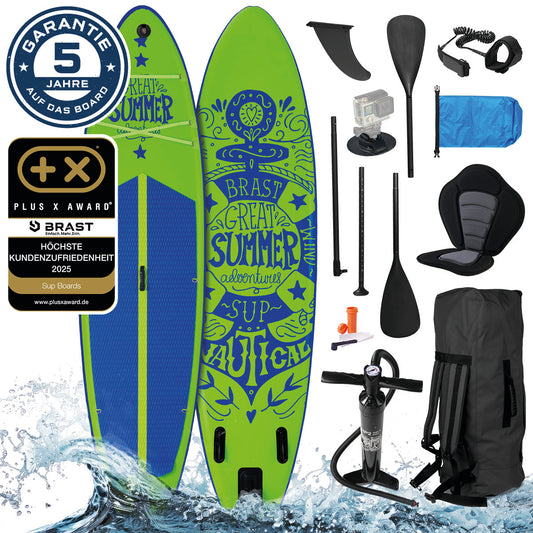 Aufblasbares SUP Board Set mit Sitz SUMMER 320 green
