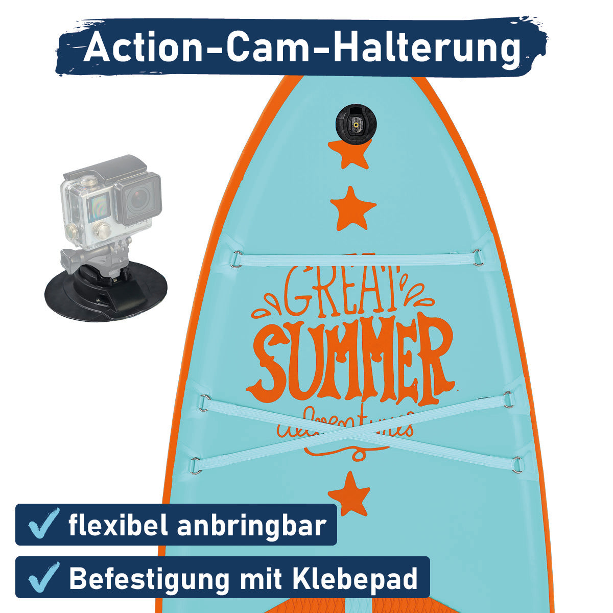 Aufblasbares SUP Board Set SUMMER 320 türkis