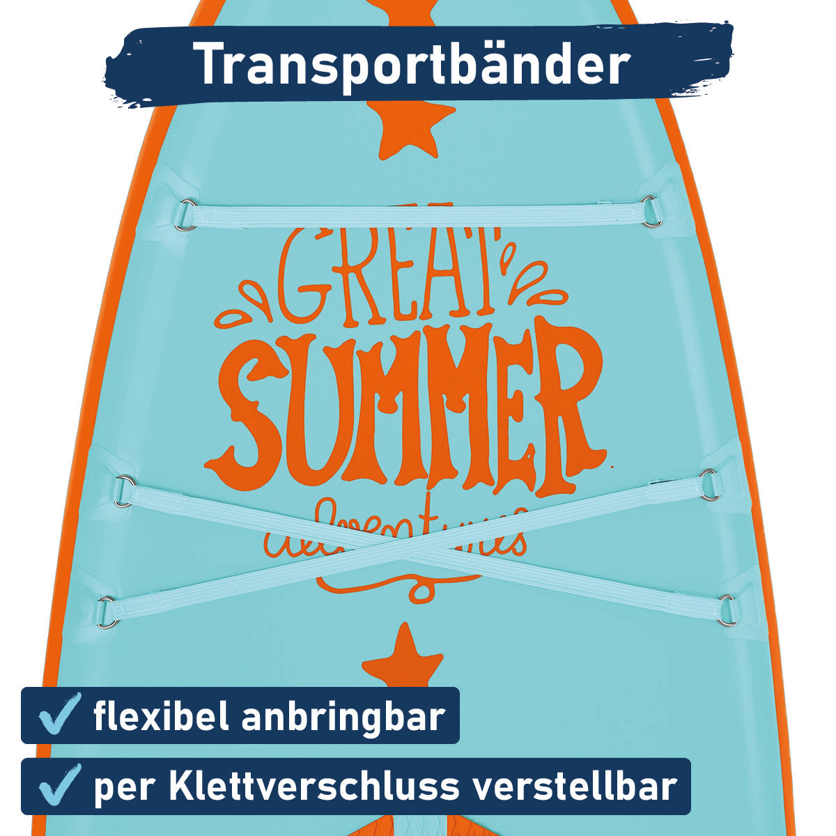 Aufblasbares SUP Board Set SUMMER 320 türkis