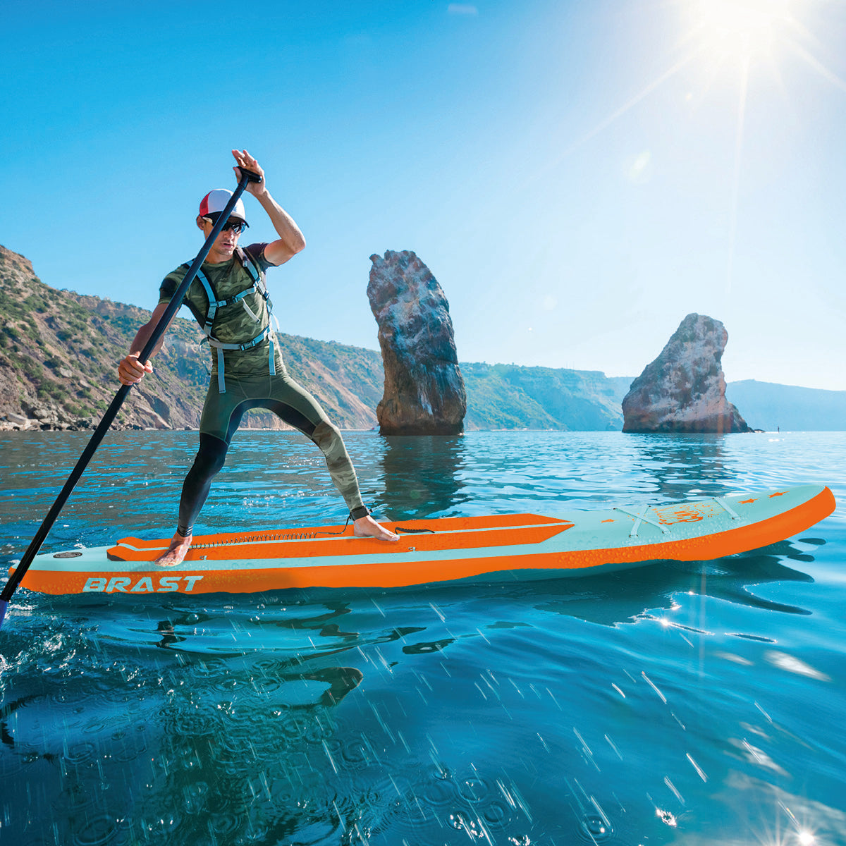 Aufblasbares SUP Board Set SUMMER 320 türkis
