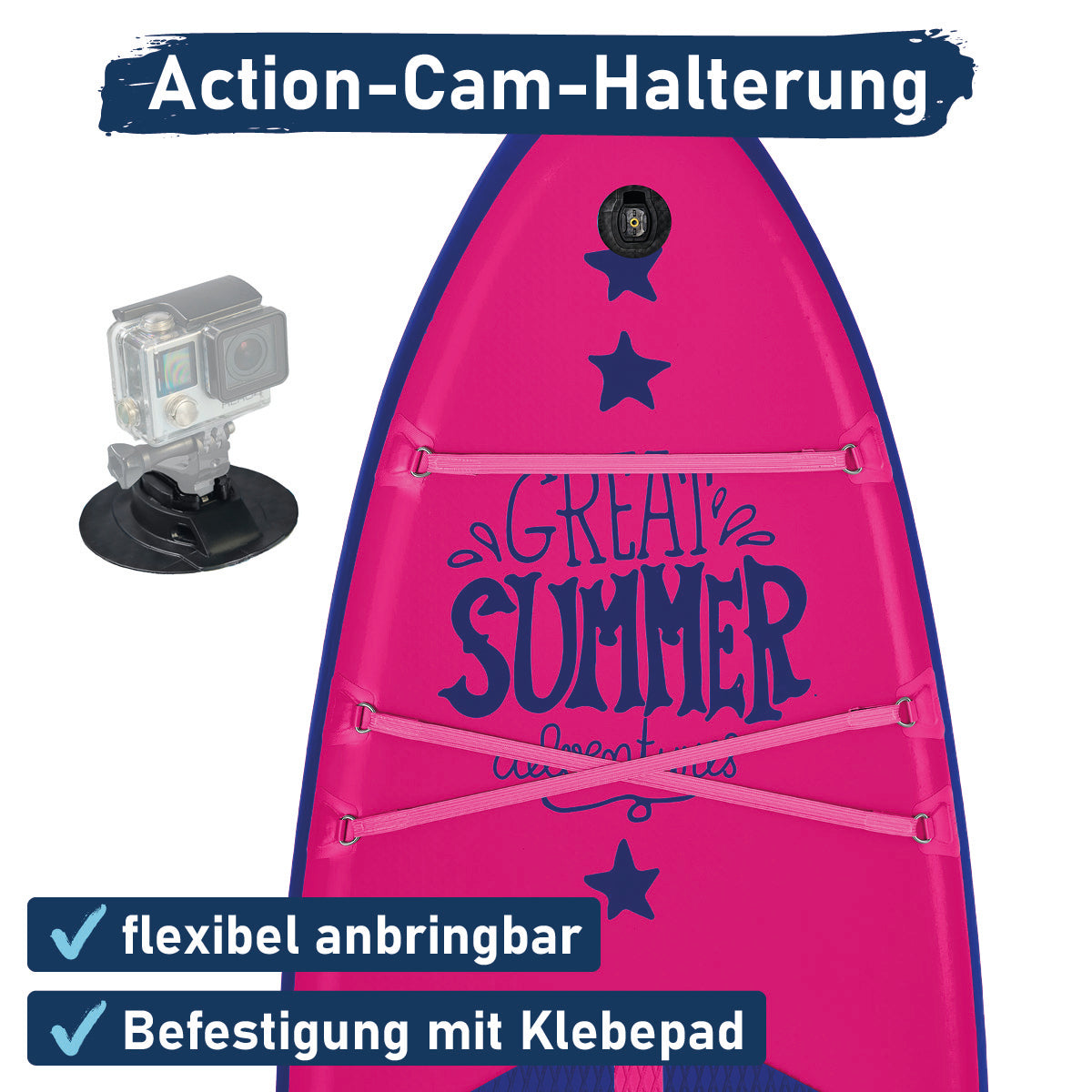 Aufblasbares SUP Board Set SUMMER 320 pink