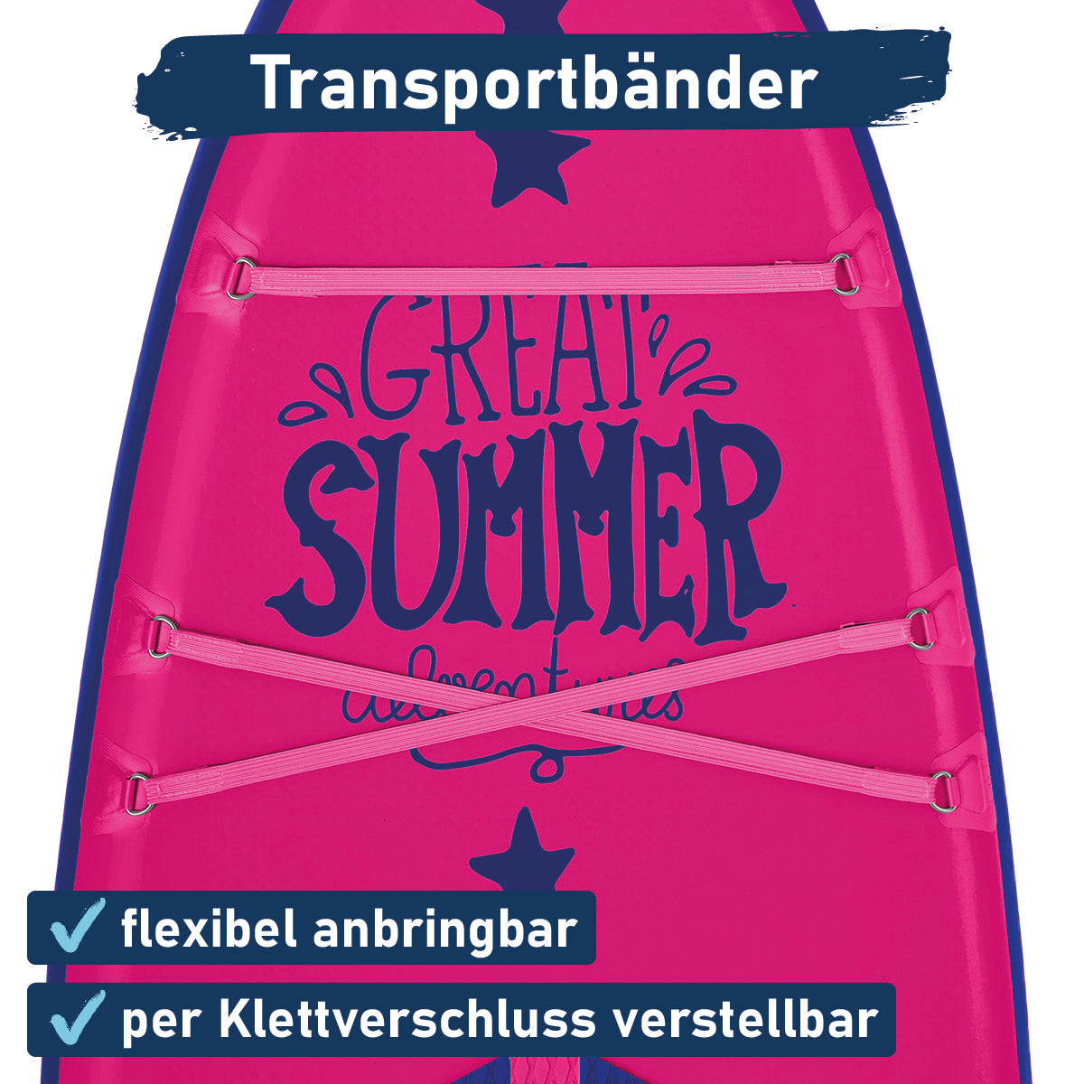 Aufblasbares SUP Board Set SUMMER 320 pink
