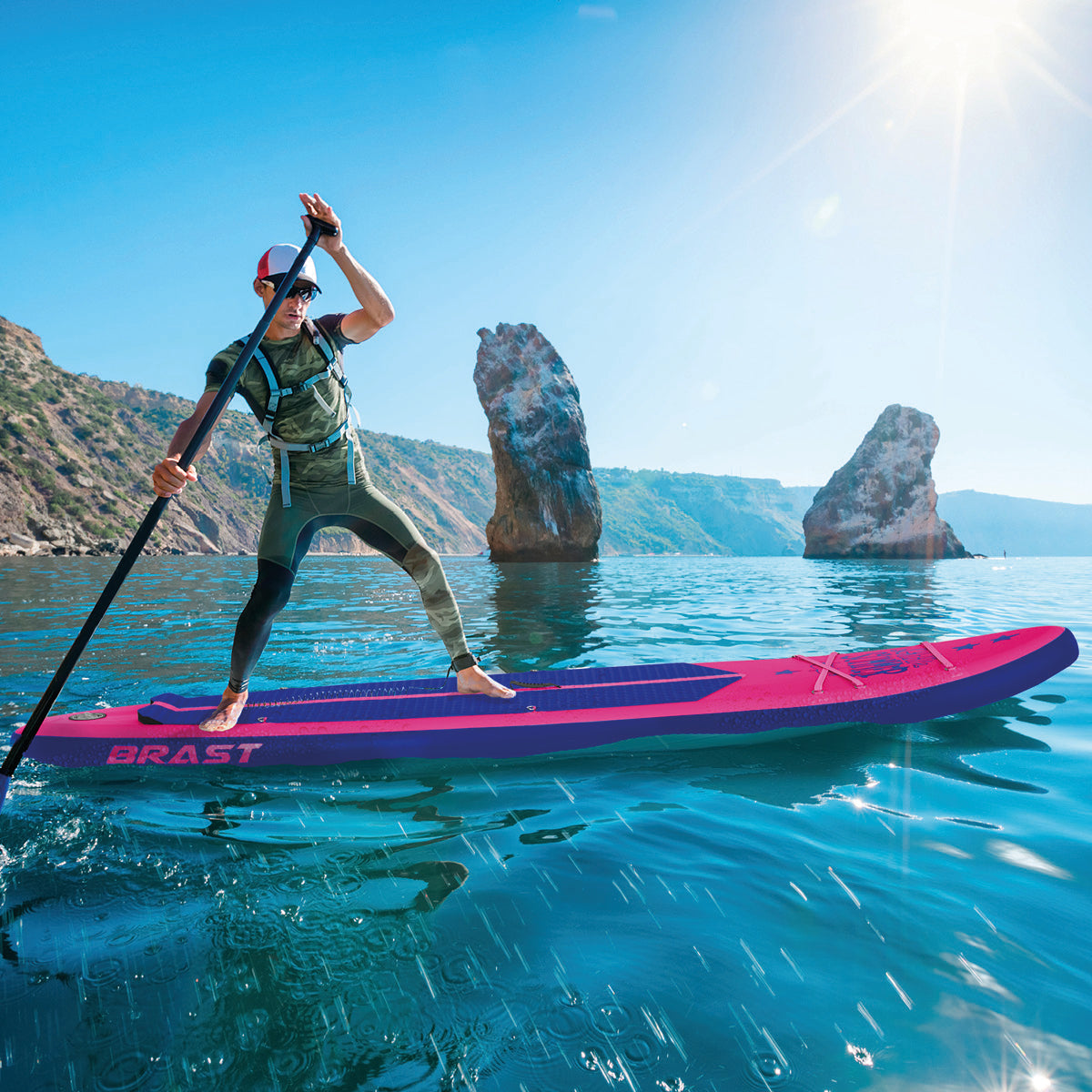 Aufblasbares SUP Board Set SUMMER 320 pink