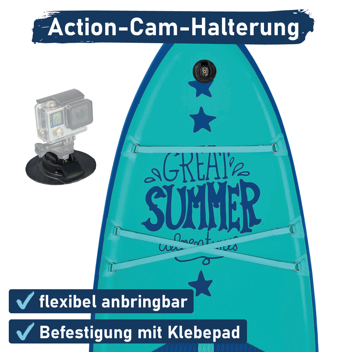 Aufblasbares SUP Board Set SUMMER 320 petrol