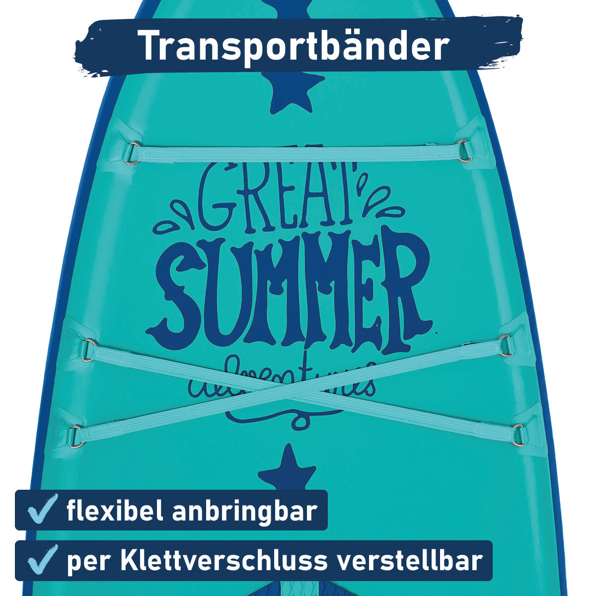 Aufblasbares SUP Board Set SUMMER 320 petrol