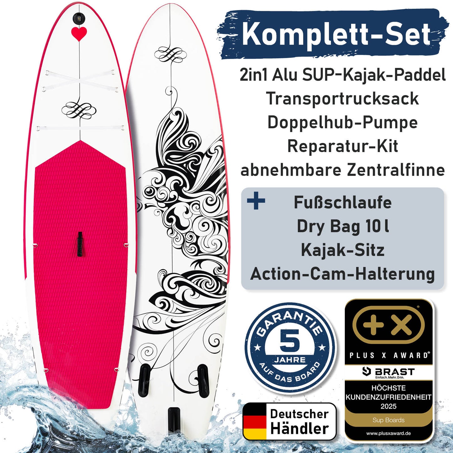 Aufblasbares SUP Board Set mit Sitz KOLIRBI 300