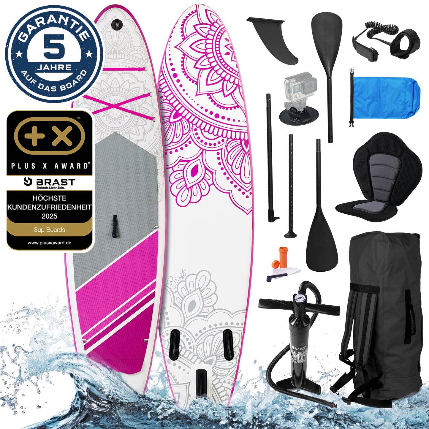 Aufblasbares SUP Board Set mit Sitz FLOWER 300