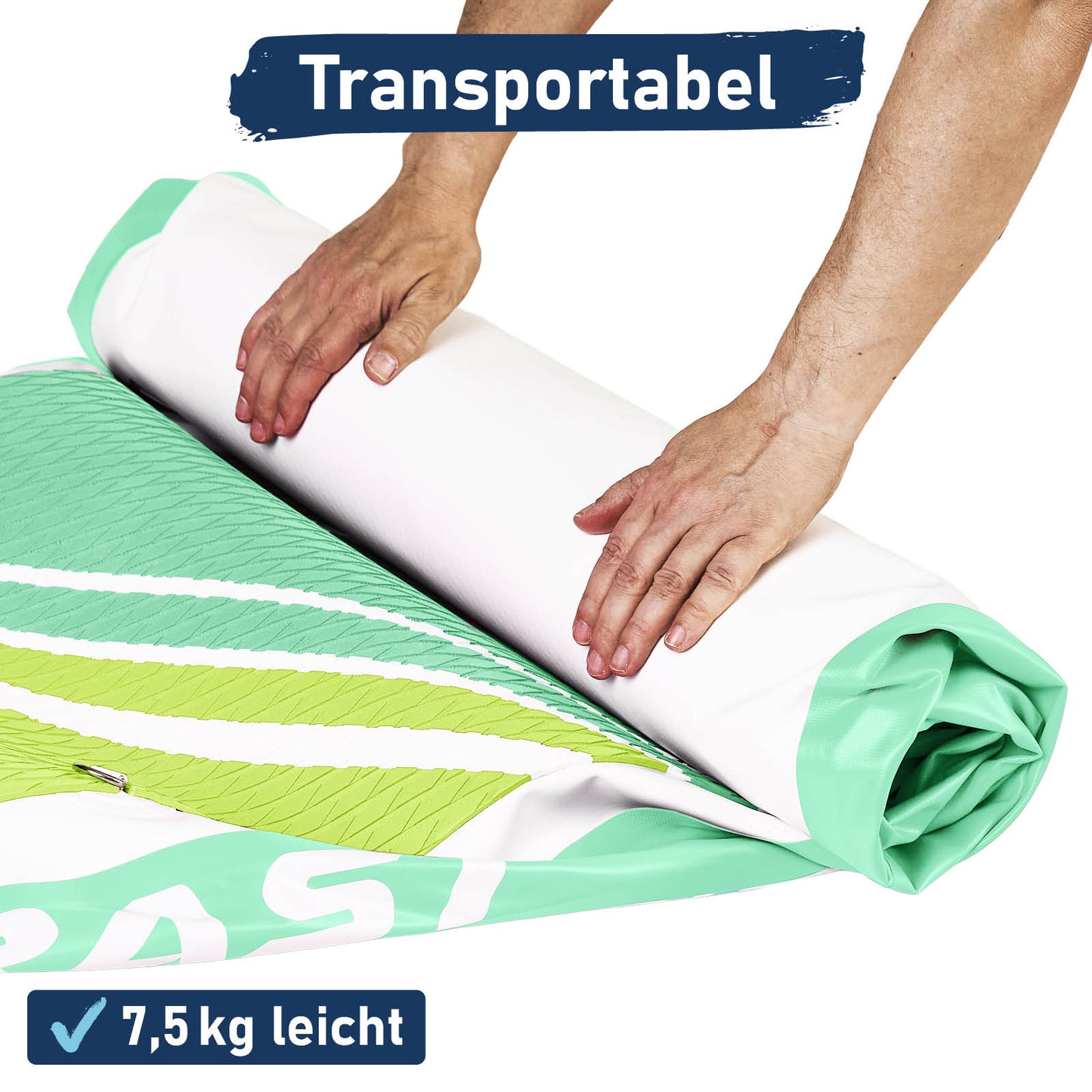 Aufblasbares SUP Board Set mit Sitz FLOWER 300 lime