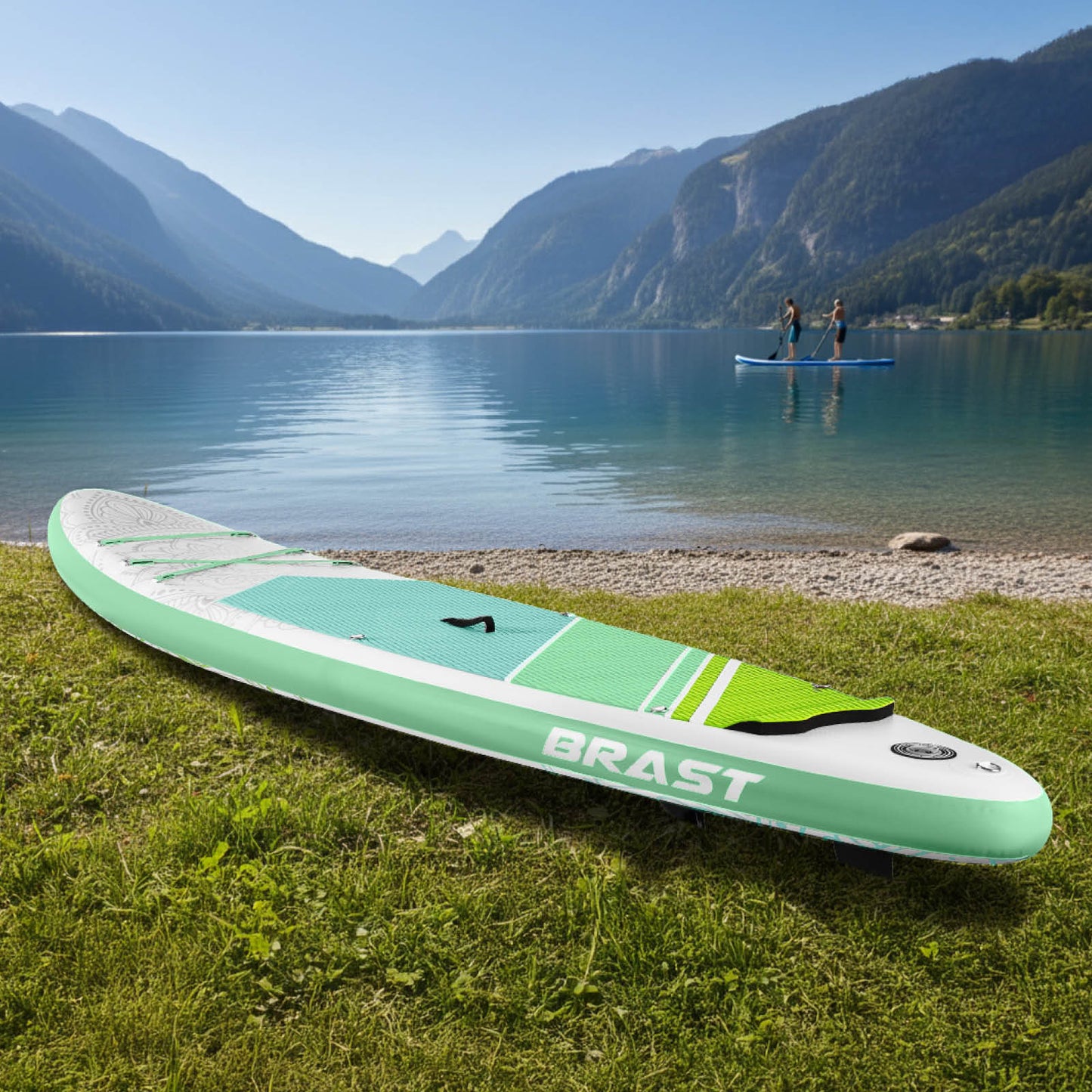 Aufblasbares SUP Board Set mit Sitz FLOWER 300 lime