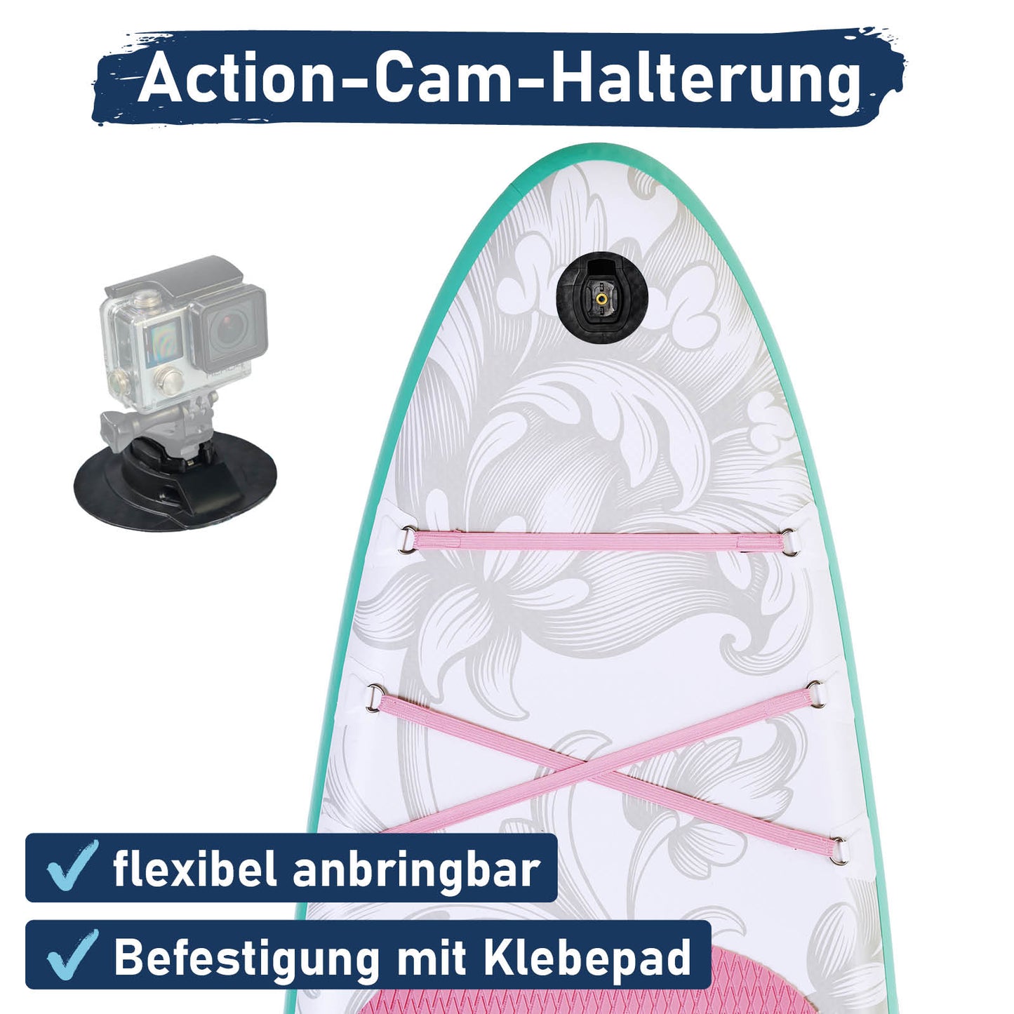 Aufblasbares SUP Board Set mit Sitz LILY 300 pastell