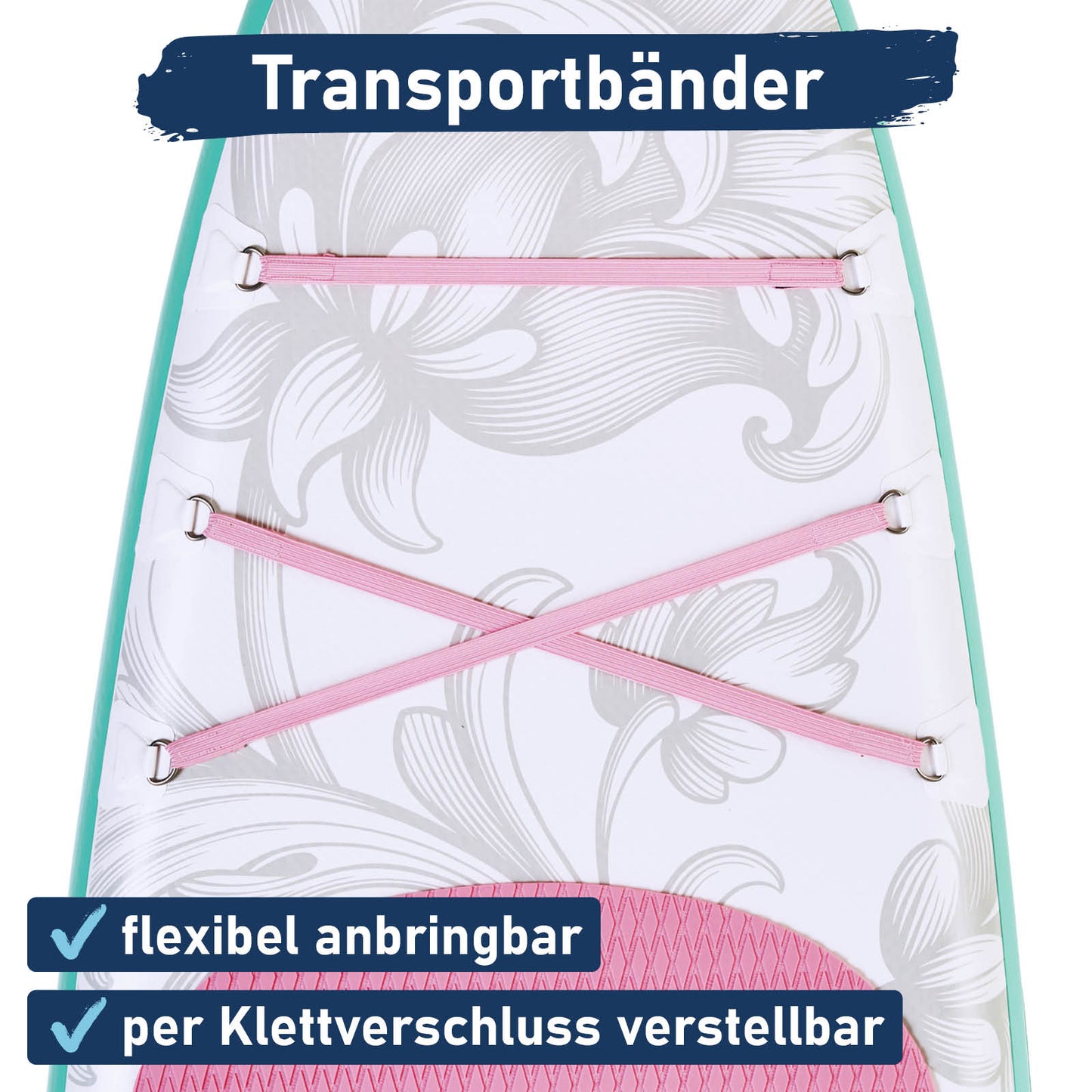 Aufblasbares SUP Board Set mit Sitz LILY 300 pastell