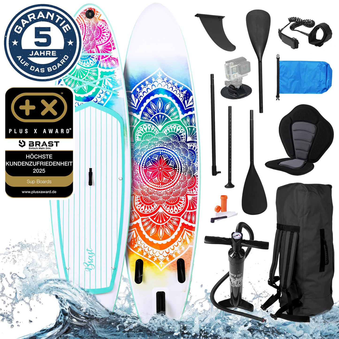 Aufblasbares SUP Board Set mit Sitz MANDALA 300
