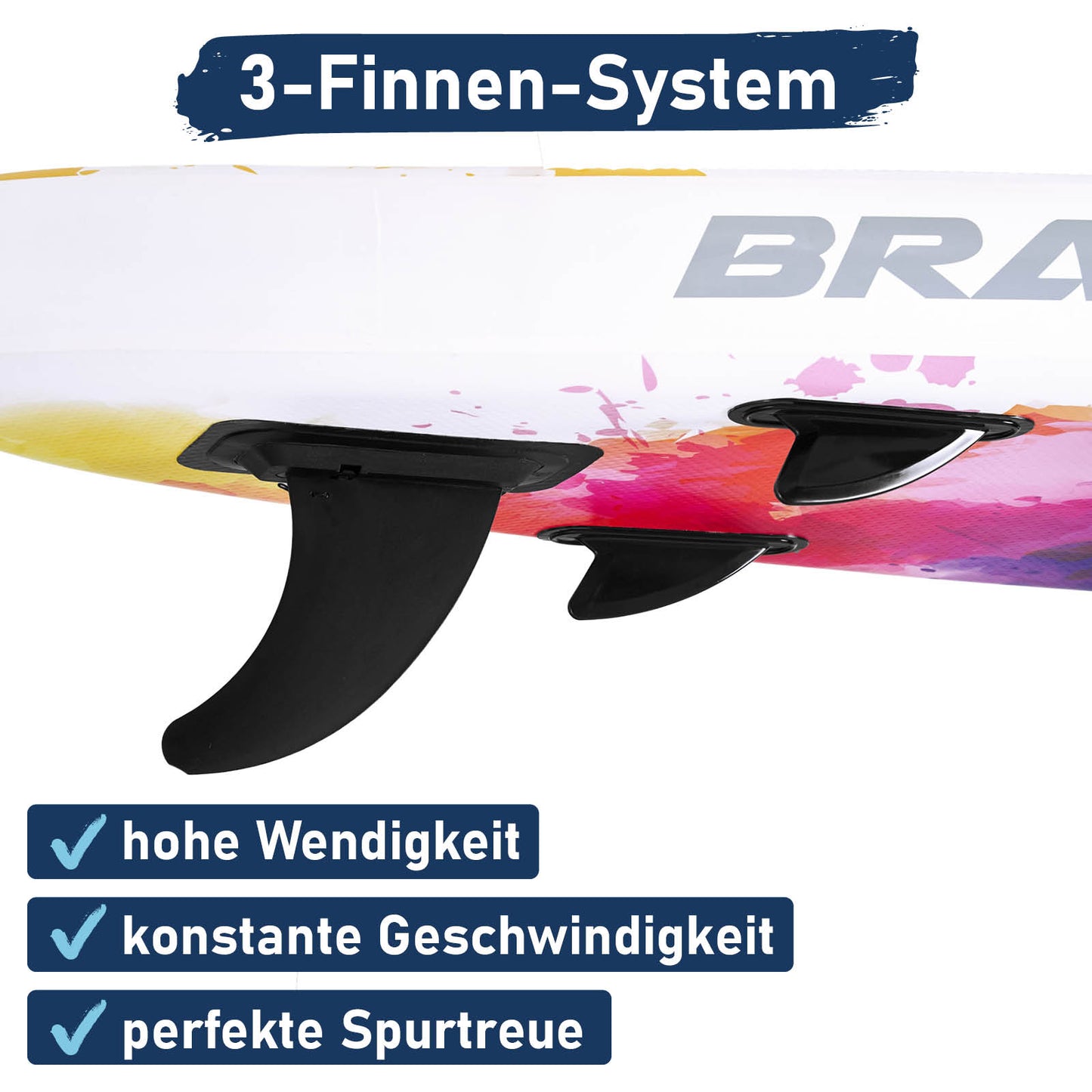 Aufblasbares SUP Board Set mit Sitz RAINBOW 300