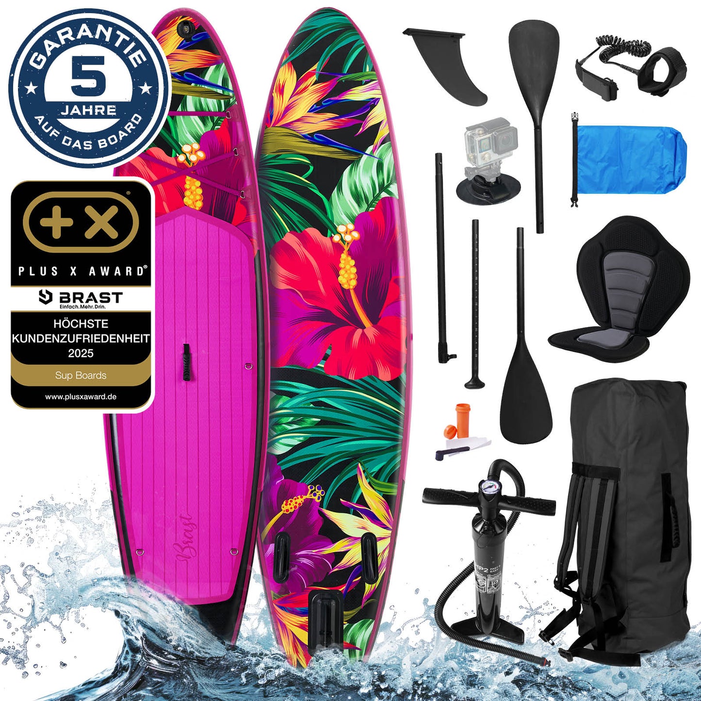 Aufblasbares SUP Board Set mit Sitz TROPIC 300