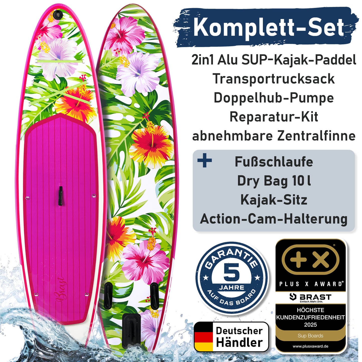 Aufblasbares SUP Board Set mit Sitz EDEN 300