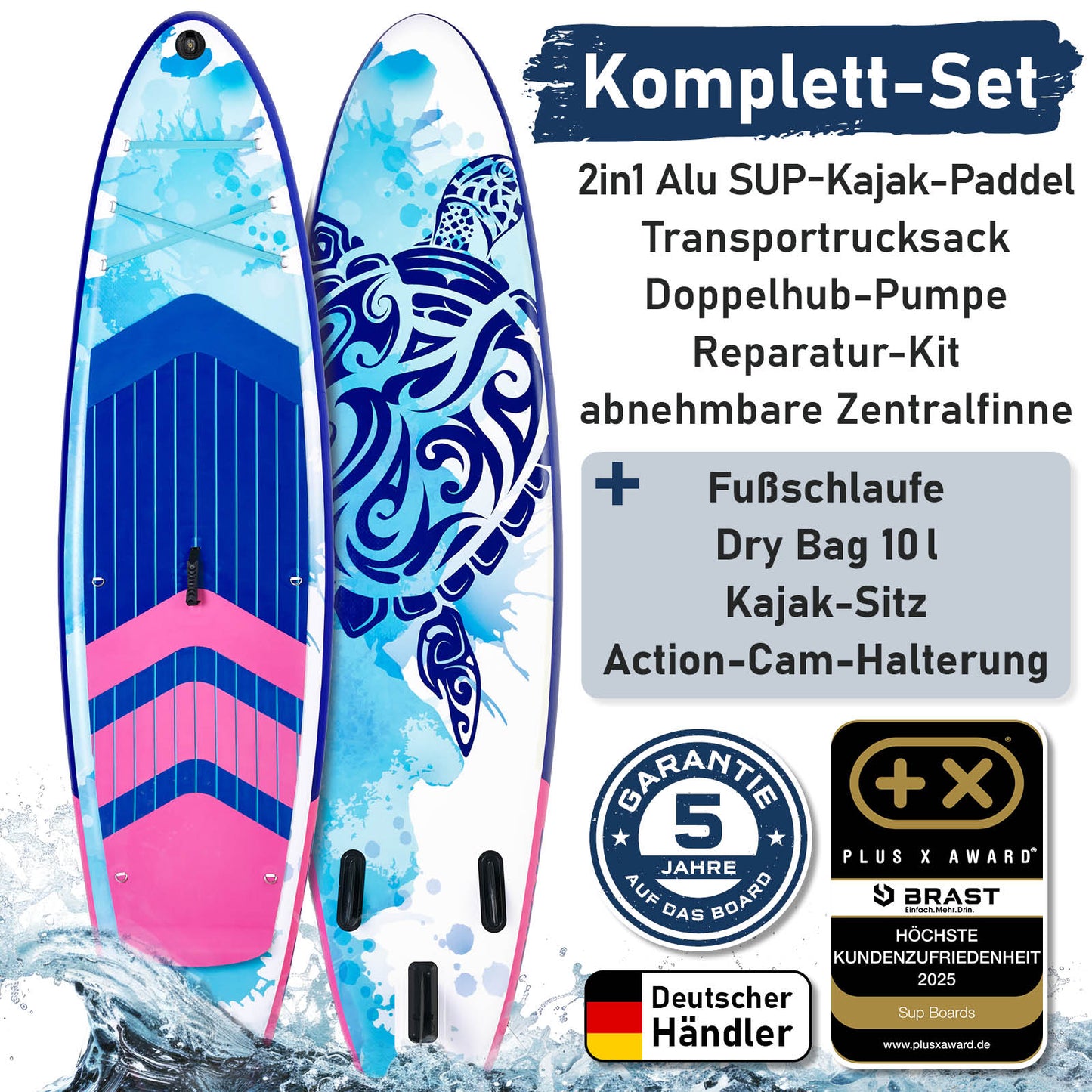 Aufblasbares SUP Board Set mit Sitz WATER 300