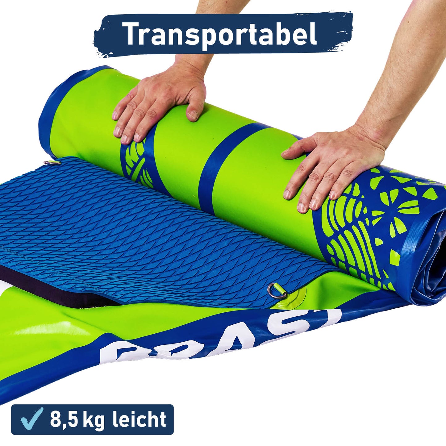 Aufblasbares SUP Board Set mit Sitz SHARK 320 green
