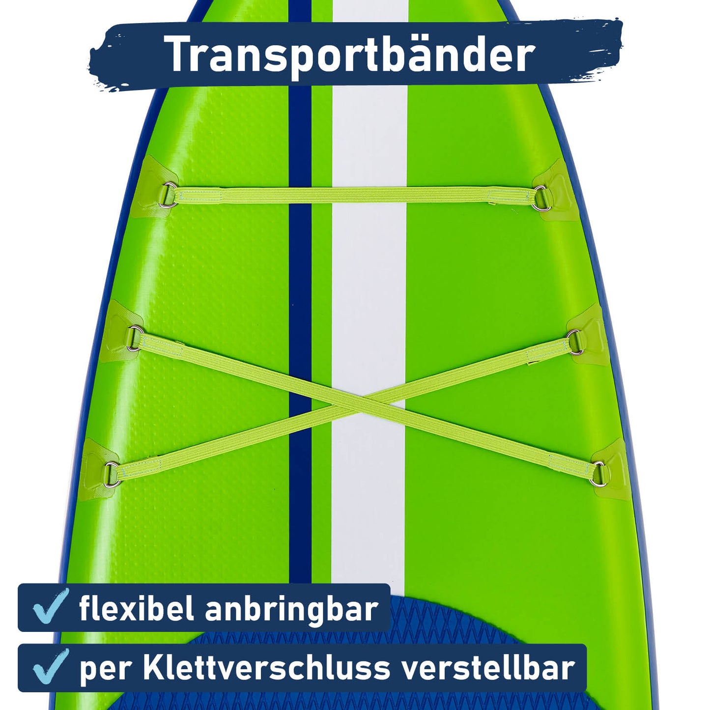 Aufblasbares SUP Board Set mit Sitz SHARK 320 green