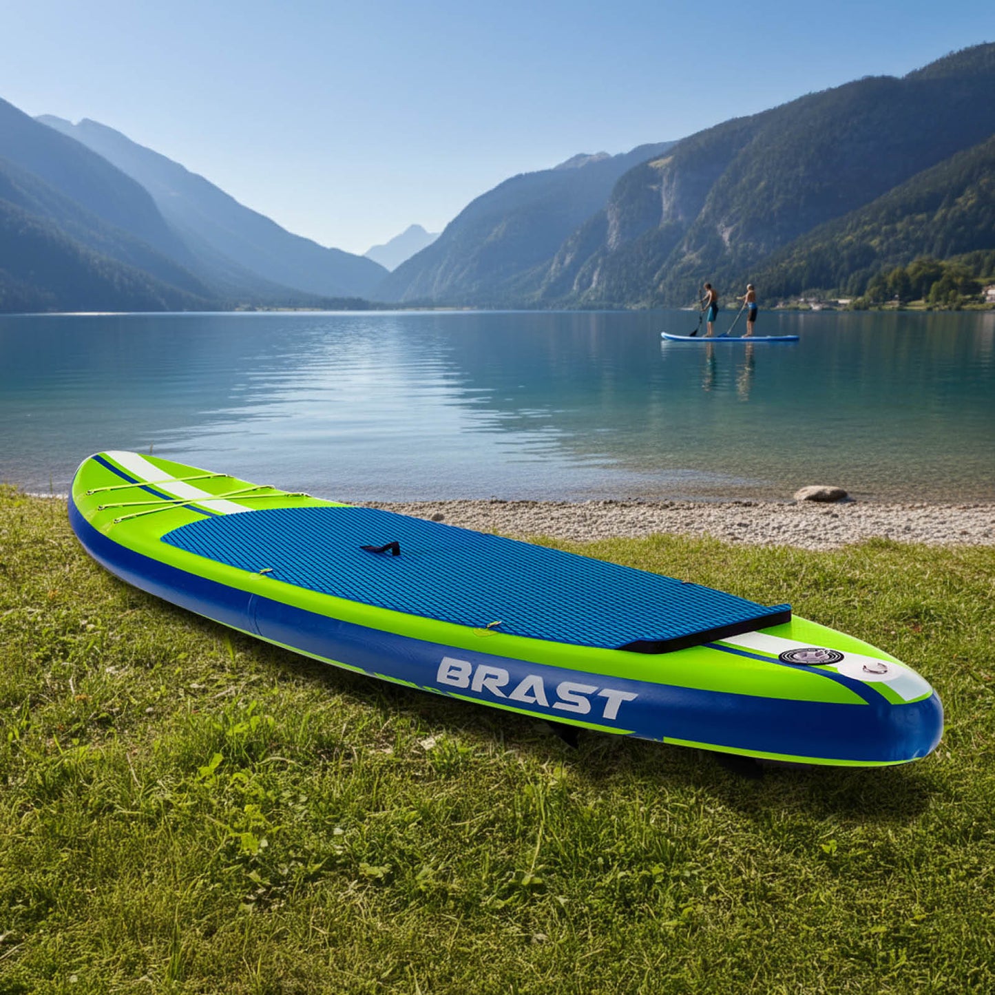 Aufblasbares SUP Board Set mit Sitz SHARK 320 green