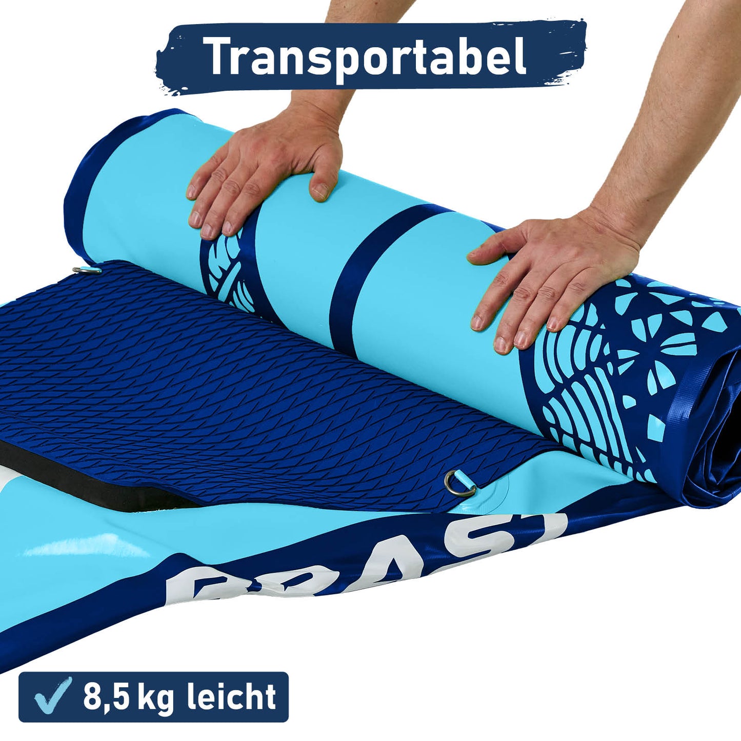 Aufblasbares SUP Board Set mit Sitz SHARK 320 blue