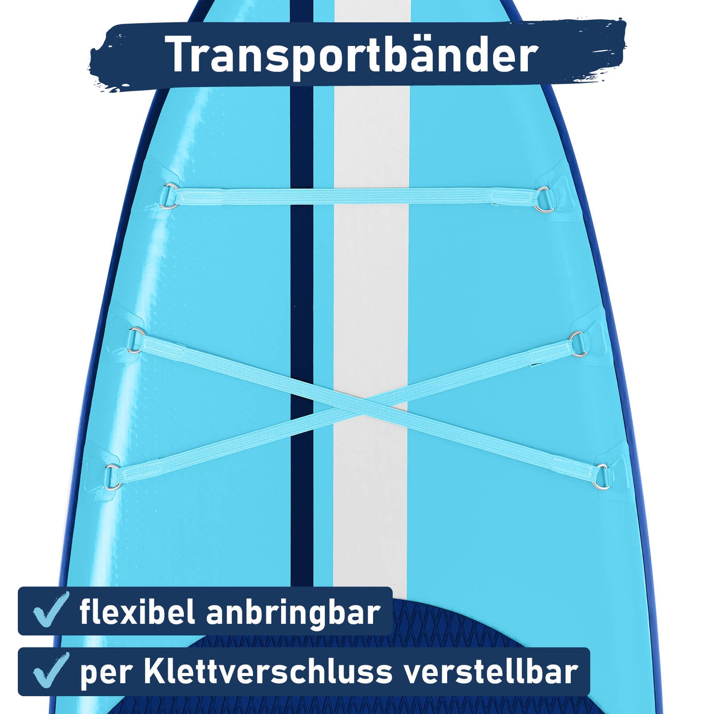 Aufblasbares SUP Board Set mit Sitz SHARK 320 blue