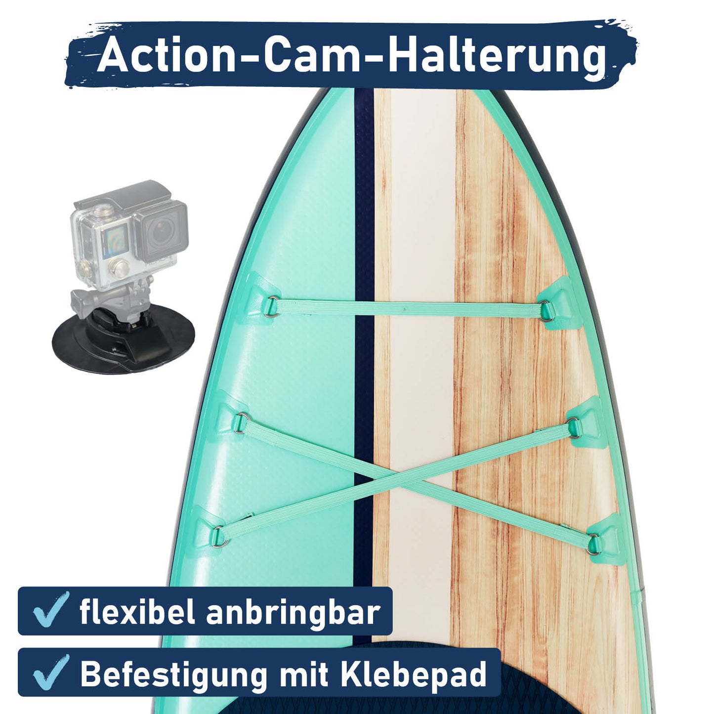 Aufblasbares SUP Board Set mit Sitz SHARK 320 nature