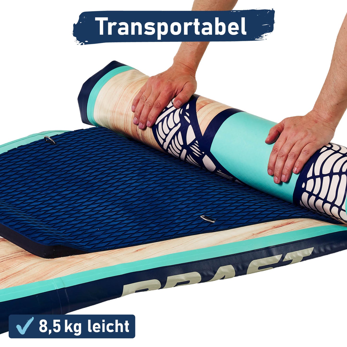 Aufblasbares SUP Board Set mit Sitz SHARK 320 nature