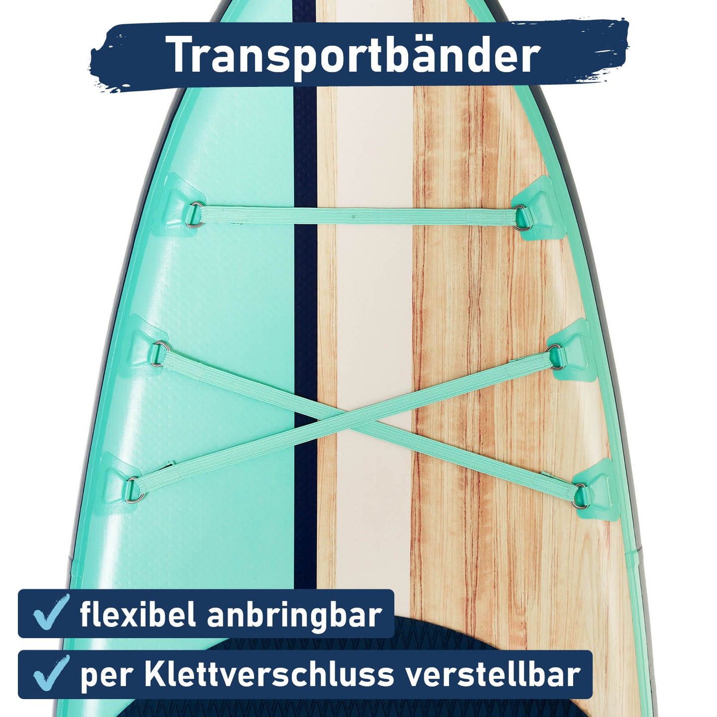 Aufblasbares SUP Board Set mit Sitz SHARK 320 nature