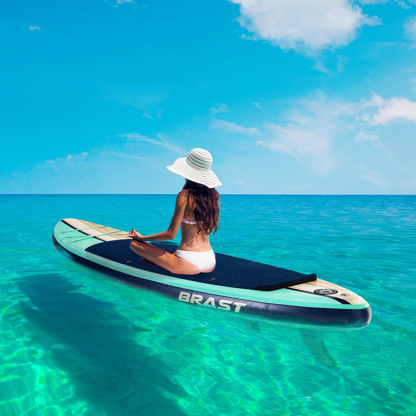 Aufblasbares SUP Board Set mit Sitz SHARK 320 nature