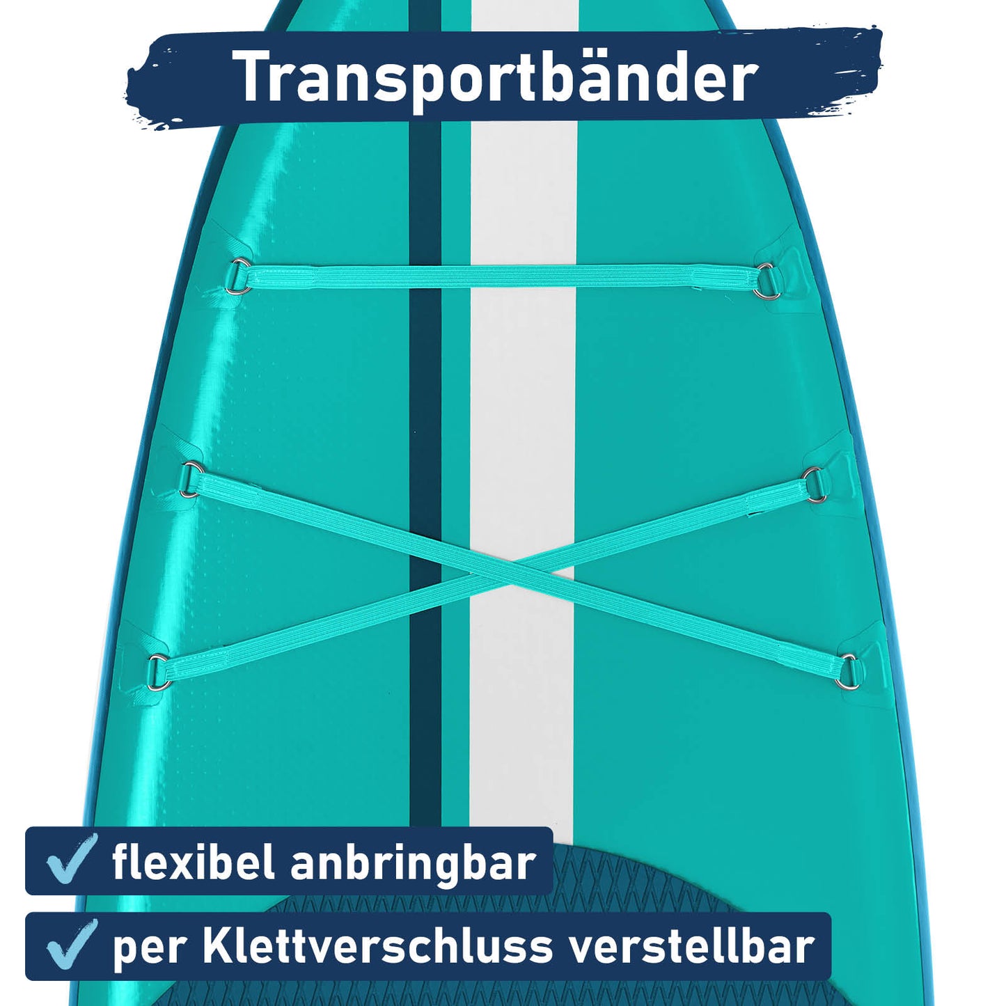 SUP Board aufblasbar mit Sitz SHARK 320 petrol