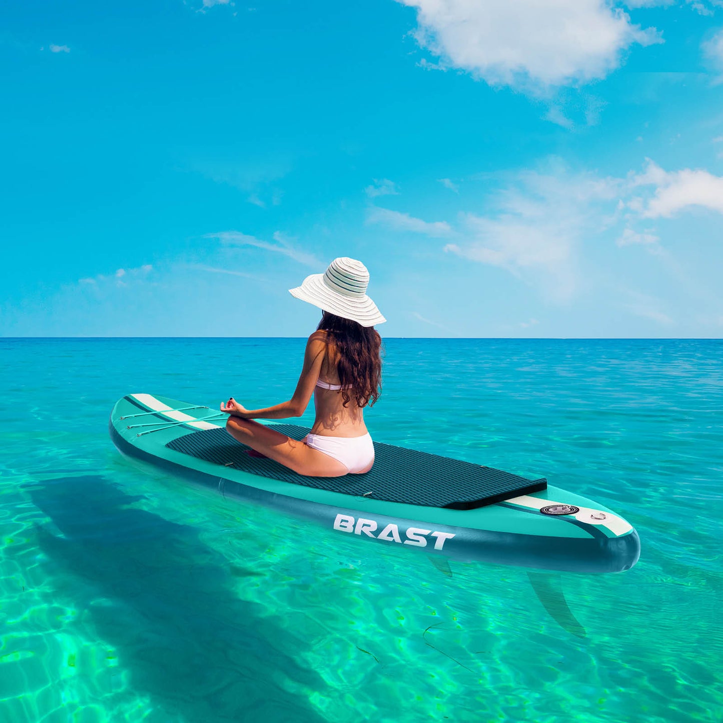 SUP Board aufblasbar mit Sitz SHARK 320 petrol