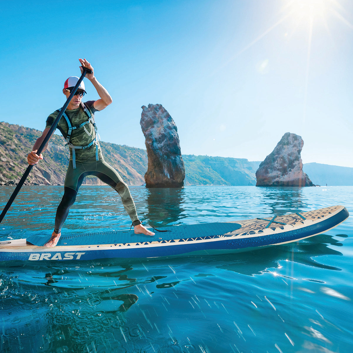 Aufblasbares SUP Board Set mit Sitz TRIBAL 320