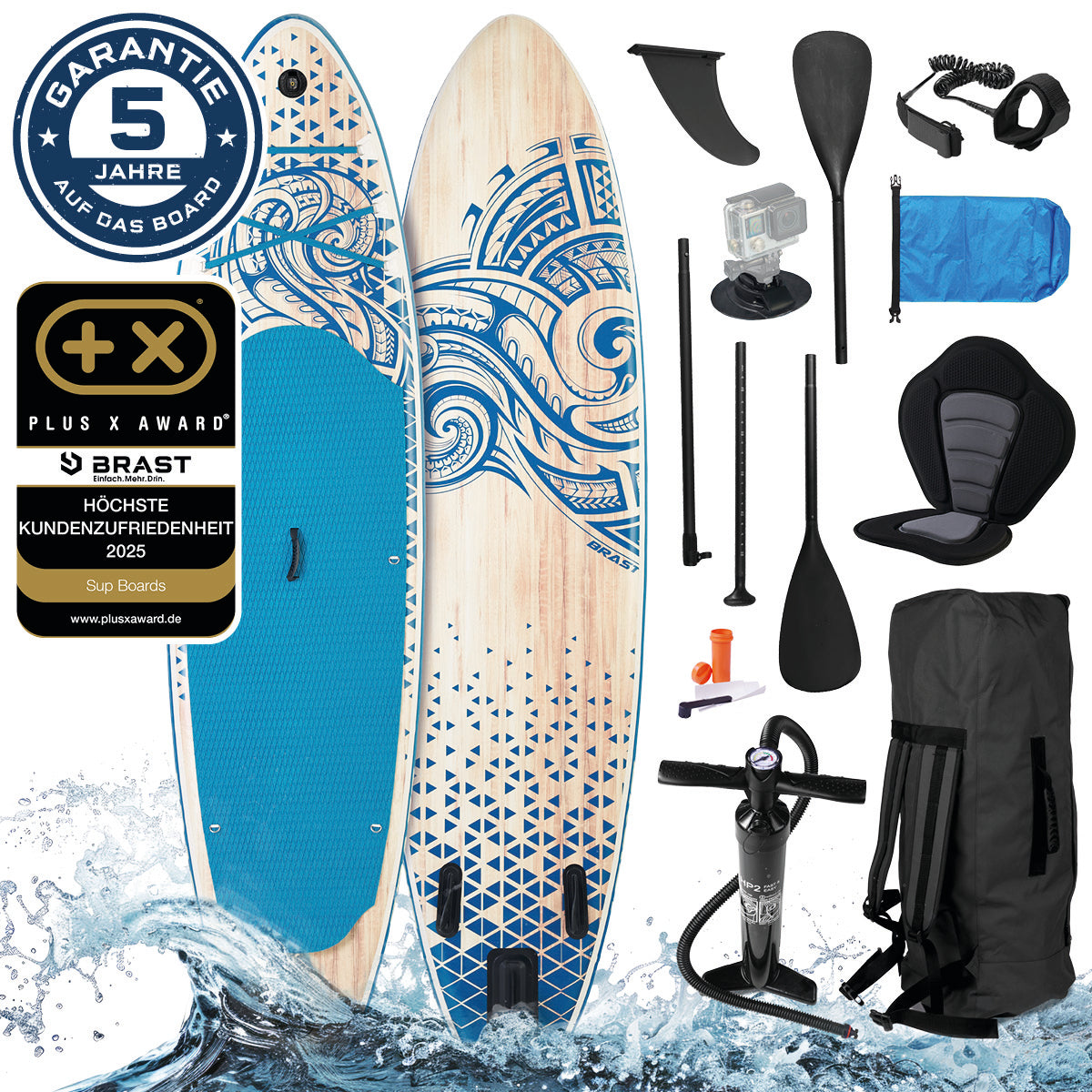 Aufblasbares SUP Board Set mit Sitz TRIBAL 320