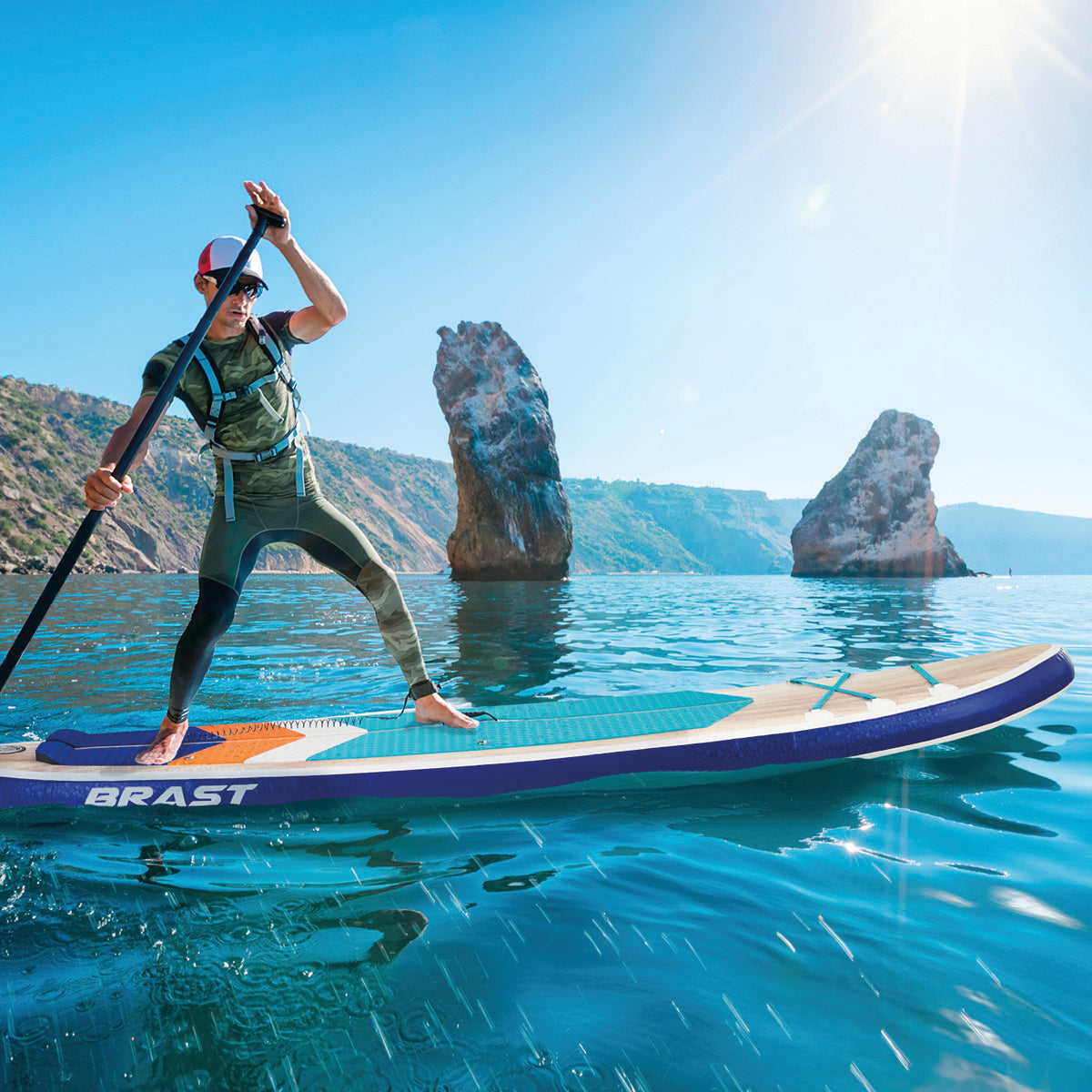 Aufblasbares SUP Board Set mit Sitz TURTLE 320