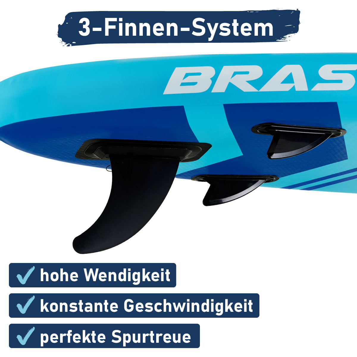 SUP Board aufblasbar TURTLE 320 blue